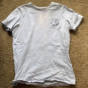 Light blue Ivory Ella softball shirt